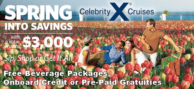 Celebrity Cruises Spring into Savings Sale